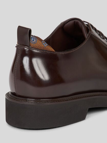LEATHER LACE-UP SHOES