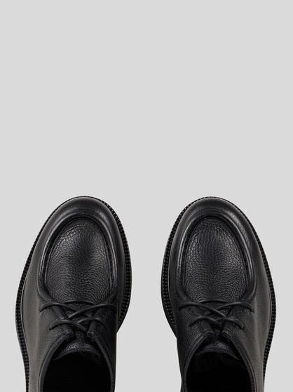 LEATHER LACE-UP SHOES