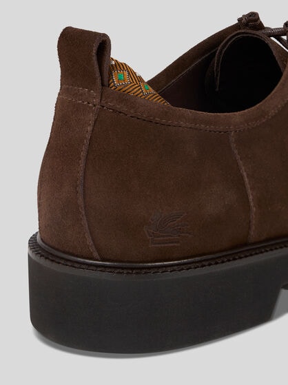 SUEDE LACE-UP SHOES