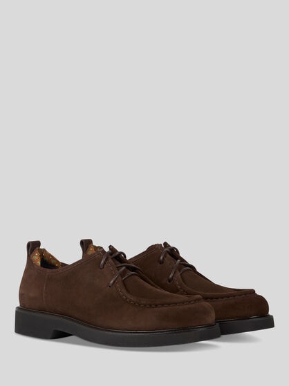 SUEDE LACE-UP SHOES