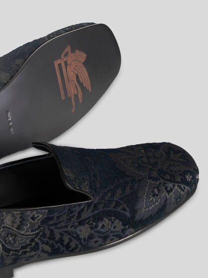 JACQUARD LOAFERS
