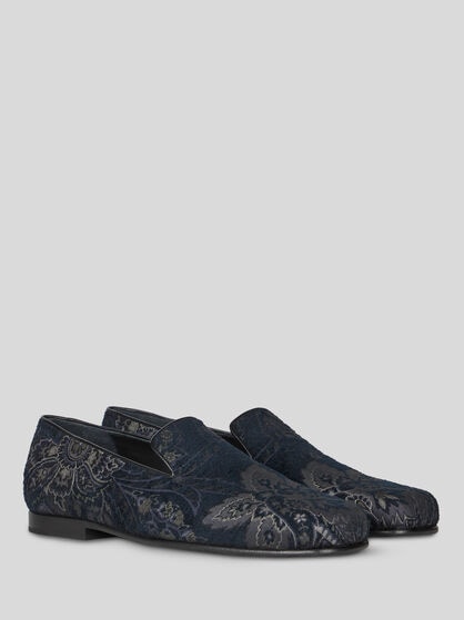 JACQUARD LOAFERS