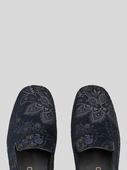 JACQUARD LOAFERS