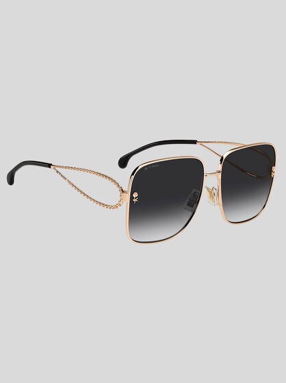 METAL PAISLEY SUNGLASSES