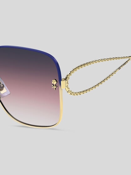 METAL PAISLEY SUNGLASSES