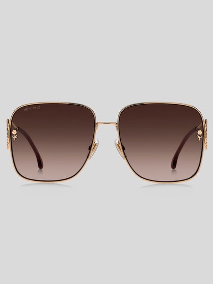 METAL PAISLEY SUNGLASSES