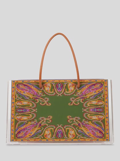 LARGE PAISLEY MAGAZINE RACK