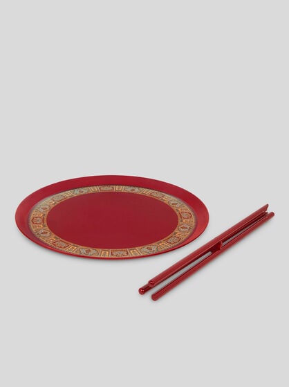 METAL TRAY WITH STAND