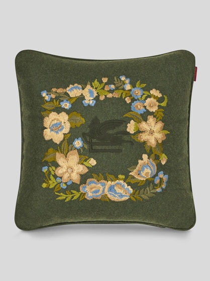 EMBROIDERED CUSHION