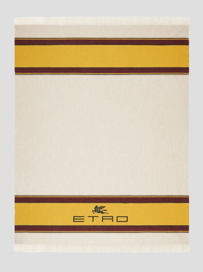 WOOL AND CASHMERE THROW BLANKET