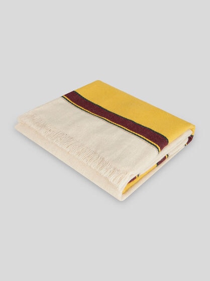 WOOL AND CASHMERE THROW BLANKET