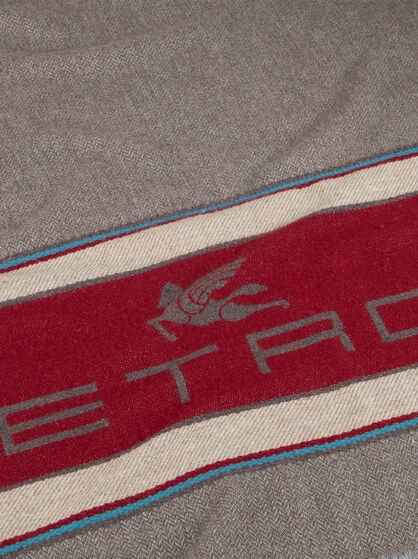WOOL AND CASHMERE THROW BLANKET