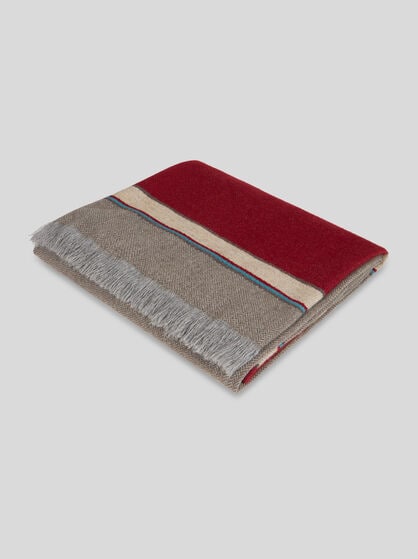 WOOL AND CASHMERE THROW BLANKET