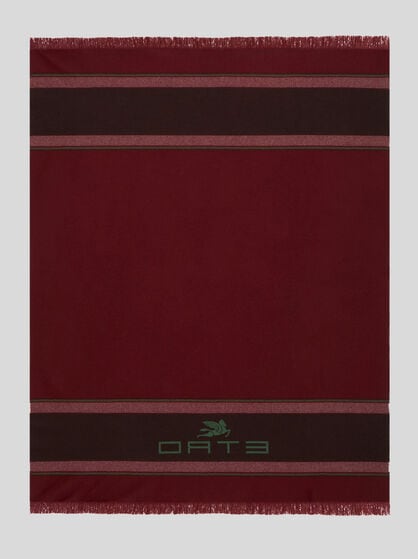 WOOL AND CASHMERE THROW BLANKET