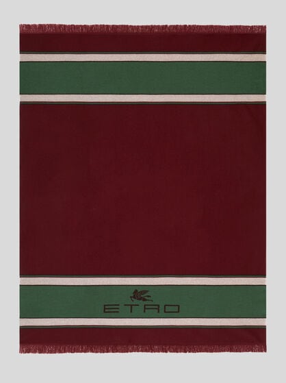 WOOL AND CASHMERE THROW BLANKET