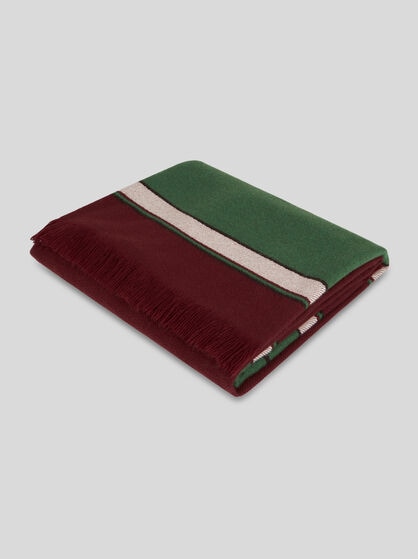 WOOL AND CASHMERE THROW BLANKET