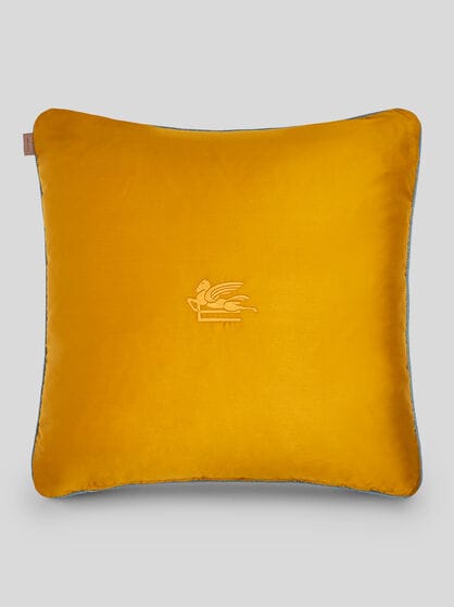 CUSHION WITH PAISLEY EMBROIDERY