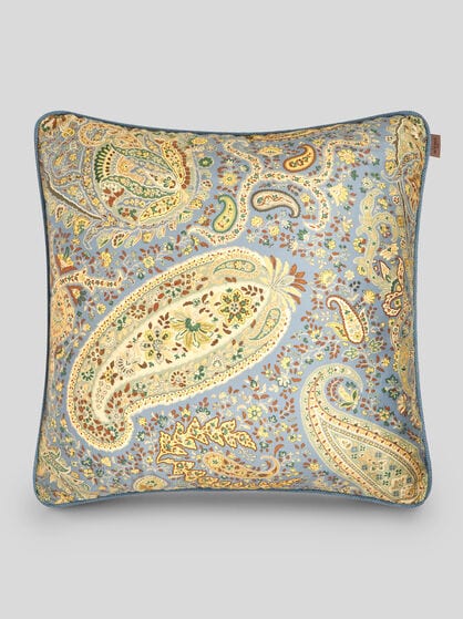 CUSHION WITH PAISLEY EMBROIDERY