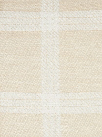CHECK CUSHION WITH LOGO