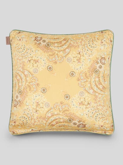 COTTON CUSHION WITH FLORAL PRINT