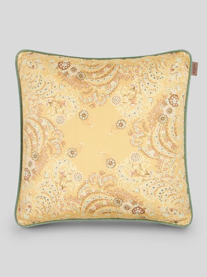 COTTON CUSHION WITH FLORAL PRINT