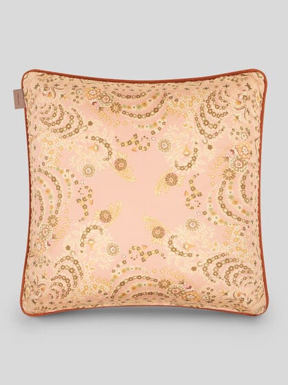 COTTON CUSHION WITH FLORAL PRINT
