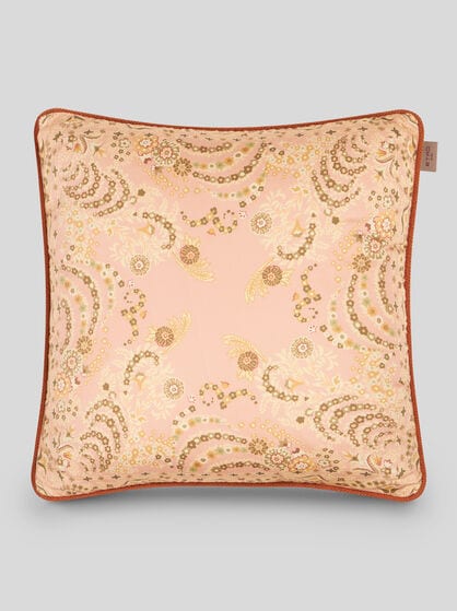 COTTON CUSHION WITH FLORAL PRINT
