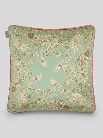 COTTON CUSHION WITH FLORAL PRINT