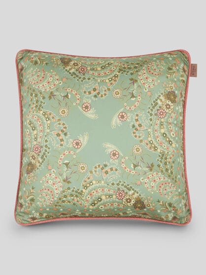 COTTON CUSHION WITH FLORAL PRINT