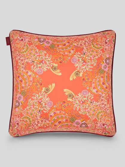 COTTON CUSHION WITH FLORAL PRINT