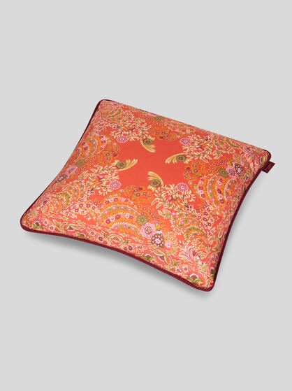 COTTON CUSHION WITH FLORAL PRINT