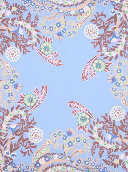 COTTON CUSHION WITH FLORAL PRINT