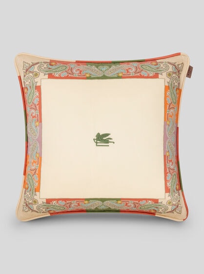 KISSEN AUS BAUMWOLLE MIT PAISLEY-FOLIAGE-MOTIV