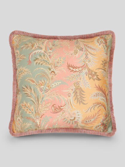 CUSHION WITH PAISLEY MOTIF
