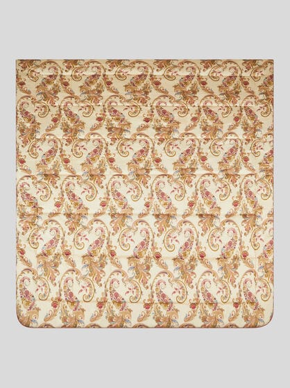 COTTON QUILT WITH FLORAL PRINT