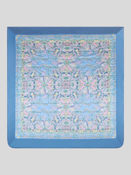 COTTON QUILT WITH LEAFY PRINT
