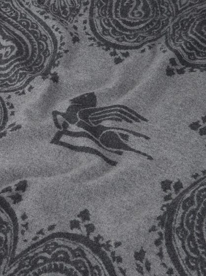 WOOL AND CASHMERE THROW BLANKET