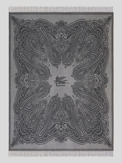 WOOL AND CASHMERE THROW BLANKET