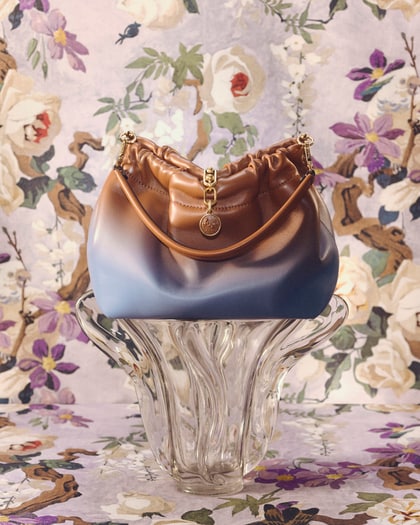 MEDIUM VELA BLOSSOM BAG IN FADED LEATHER