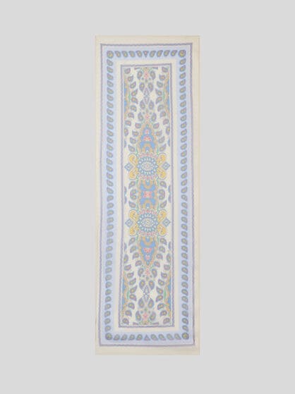 MEDALLION AND PAISLEY SCARF