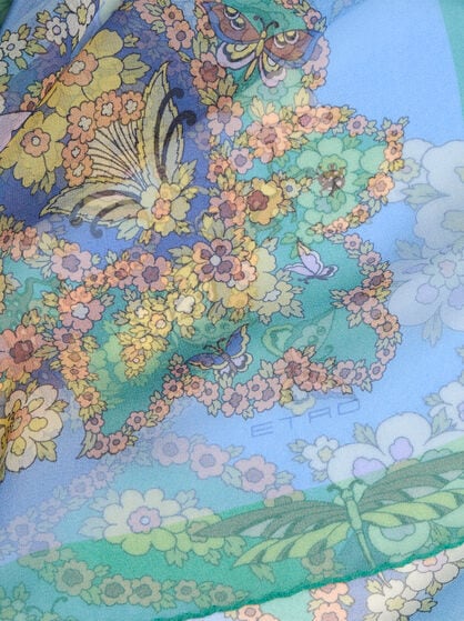 FLORAL SILK SCARF