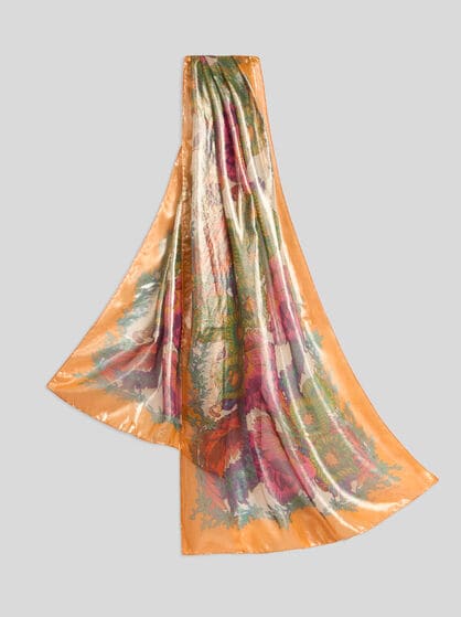 PRINTED SILK SCARF
