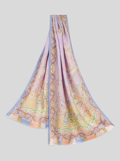 WOOL AND SILK SCARF