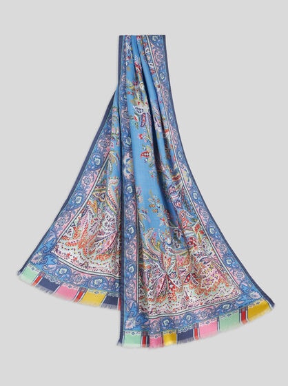 WOOL AND SILK SCARF