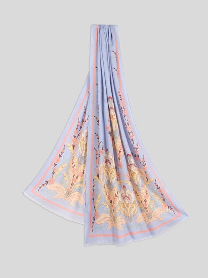 PRINTED JACQUARD SCARF