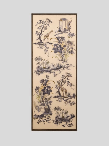 SCHAL AUS WOLLE UND KASCHMIR MIT FLORALEM MOTIV