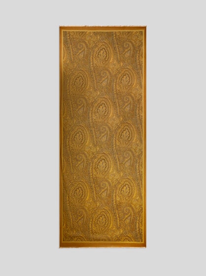 MODAL AND CASHMERE SCARF WITH ARNICA MOTIF