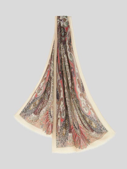 MULTICOLOURED CASHMERE SCARF