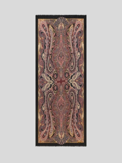 MULTICOLOURED CASHMERE SCARF