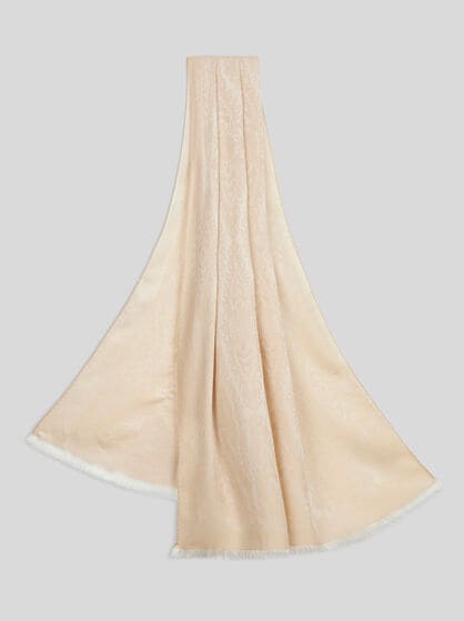 MEDALLION AND PAISLEY SCARF